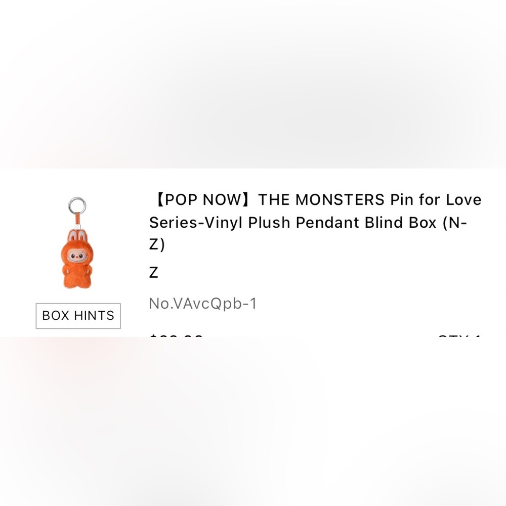Authentic Pin for Love: Letter Z - Picture 2 of 3